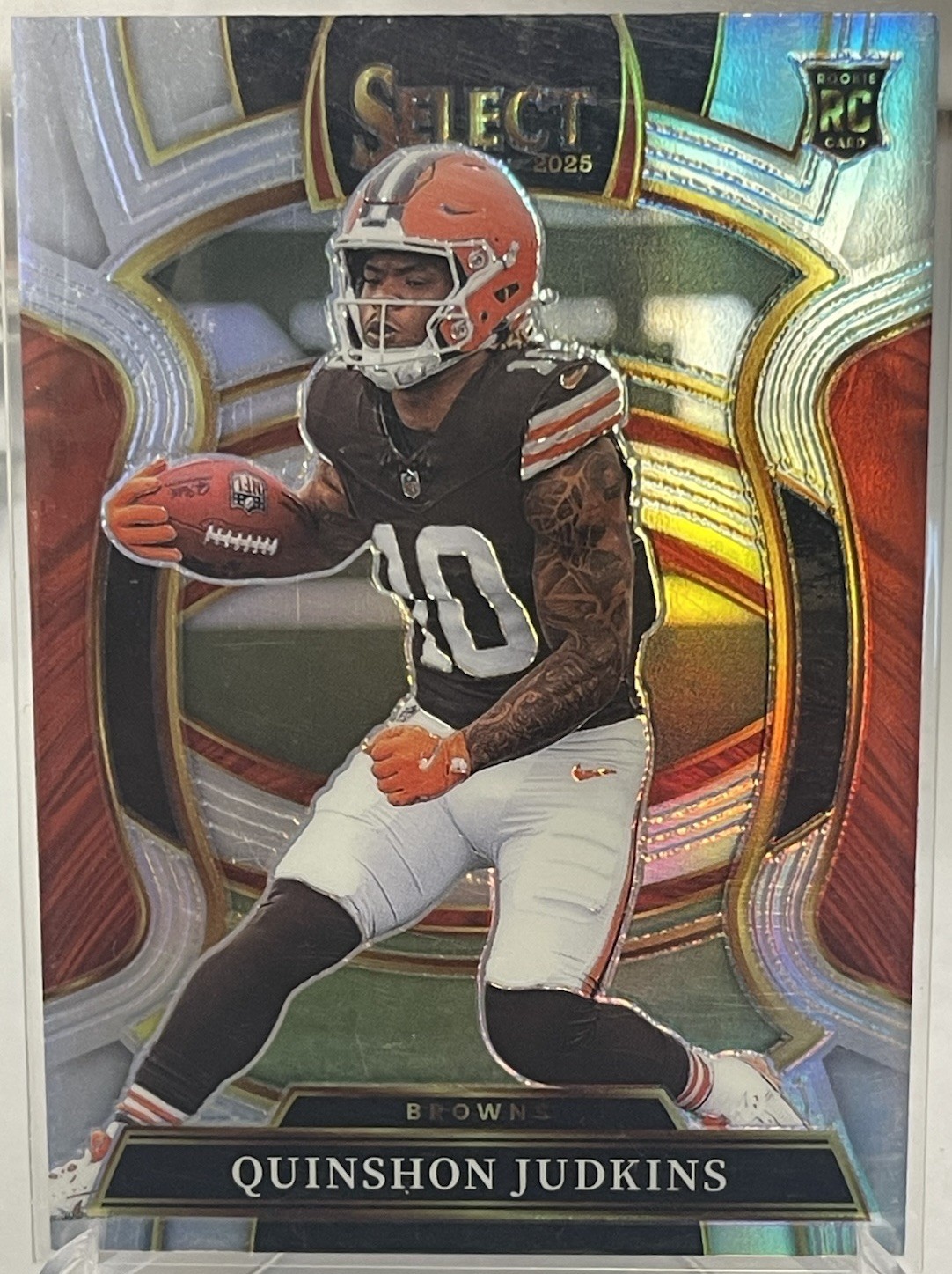 2025 Panini Select Quinshon Judkins Concourse Silver Prizm RC #55 Browns Rookie