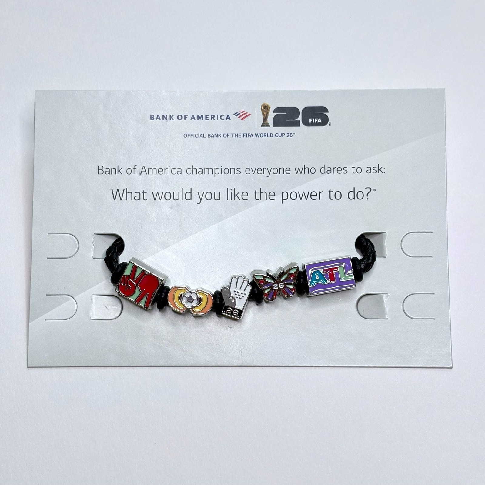 FIFA World Cup BofA 2026 Charm Bracelet ATL Atlanta