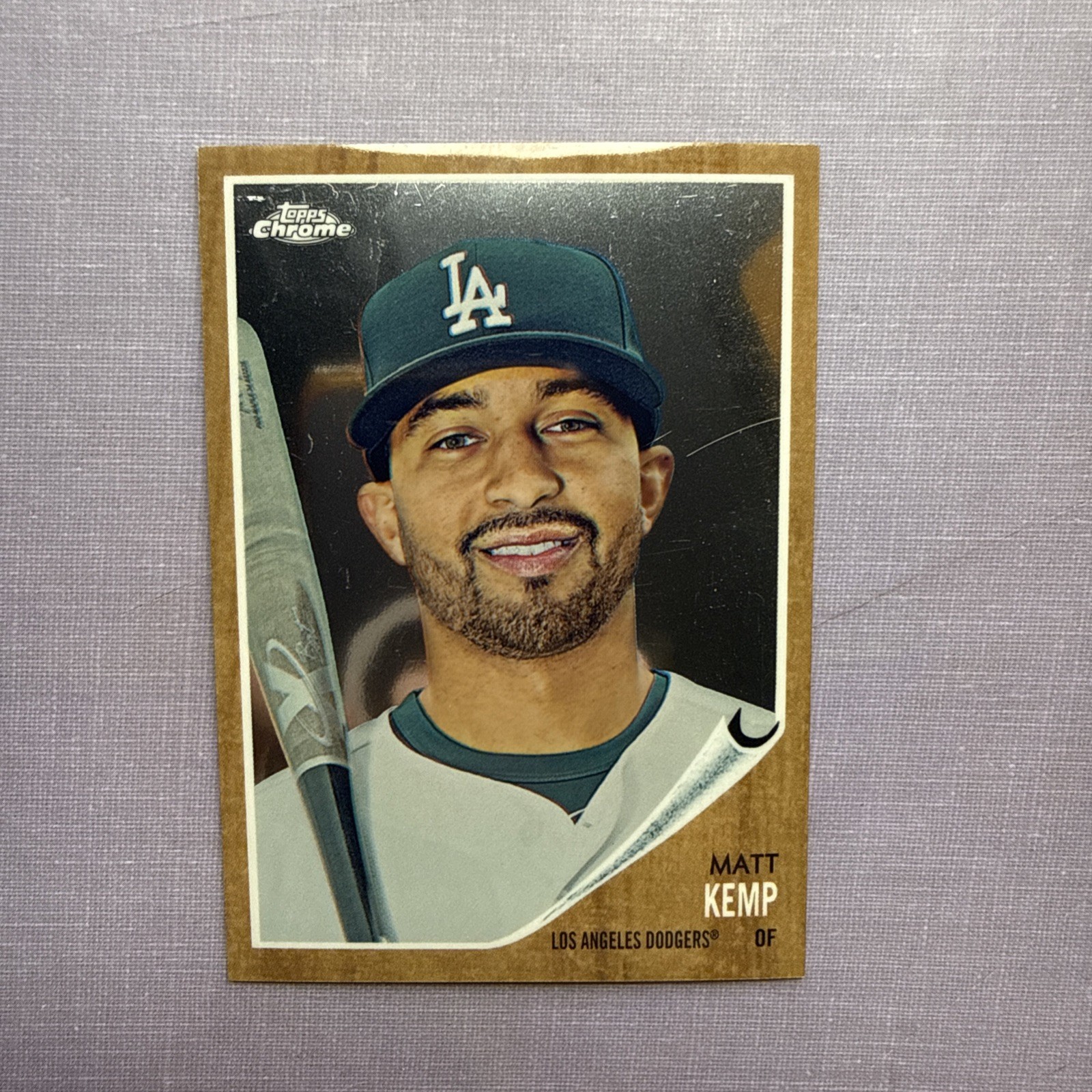 2011 Topps Heritage Chrome Matt Kemp #/1962 Dodgers VERY GOOD