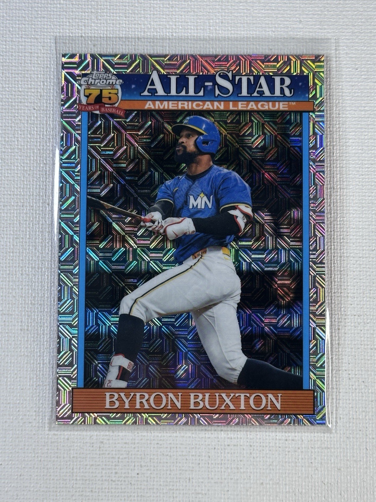 2026 Topps ~ Byron Buxton ~ Chrome Silver Pack Mojo All-Star 91ASC-29 ~ Twins