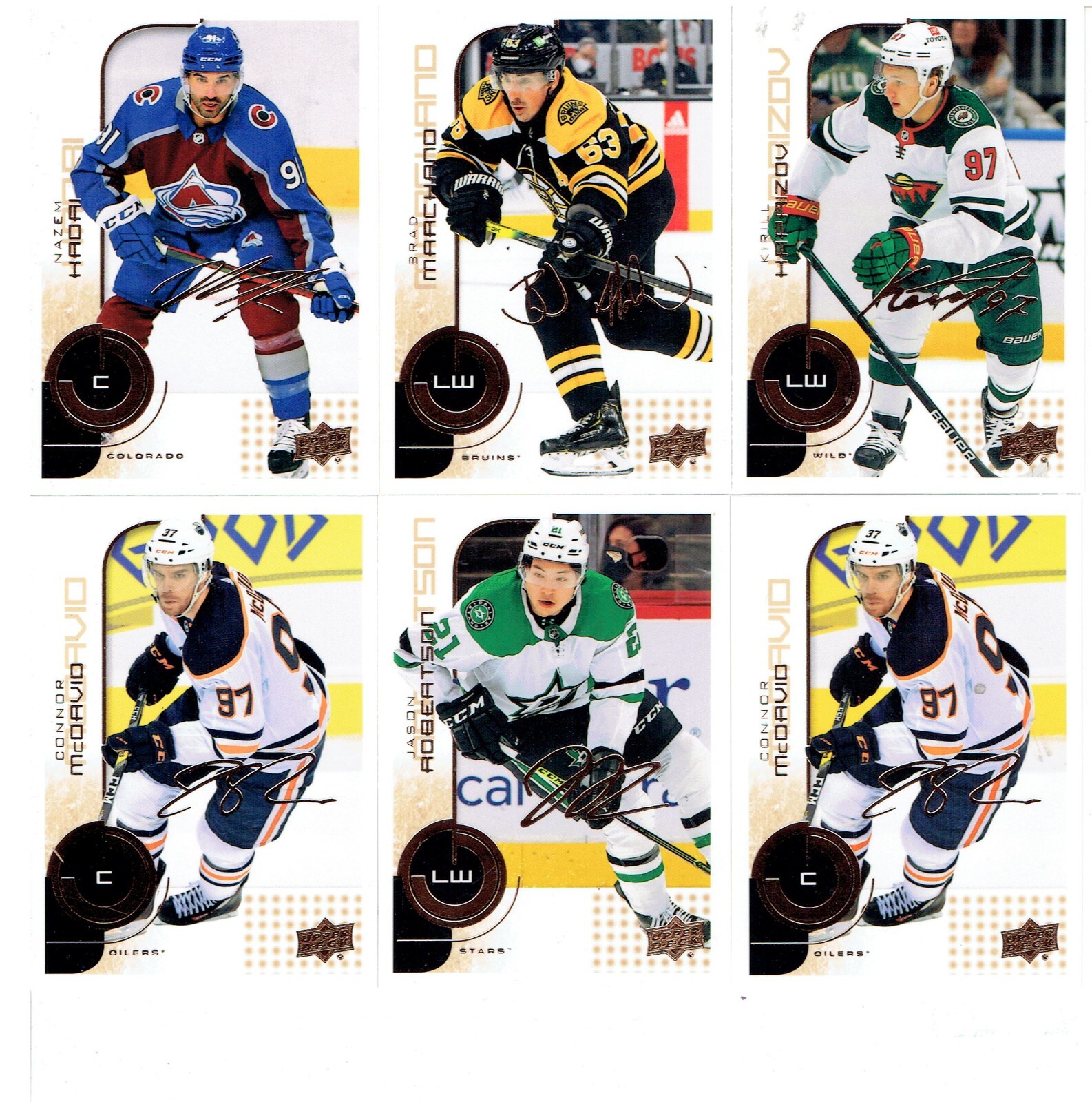 Single Card – 2022-23 Upper Deck MVP Hockey 20th Anniversary Insert – You Pick!