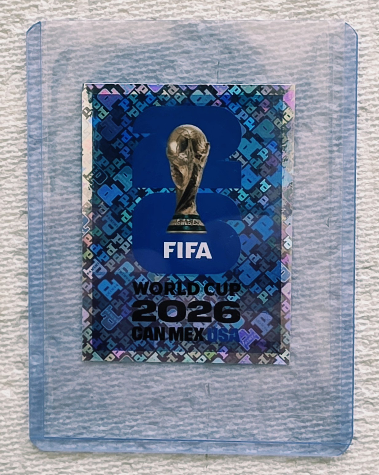 Non-stuck2026 Panini FIFA World Cup FWC8 Logo Special BLUE Sticker – USA