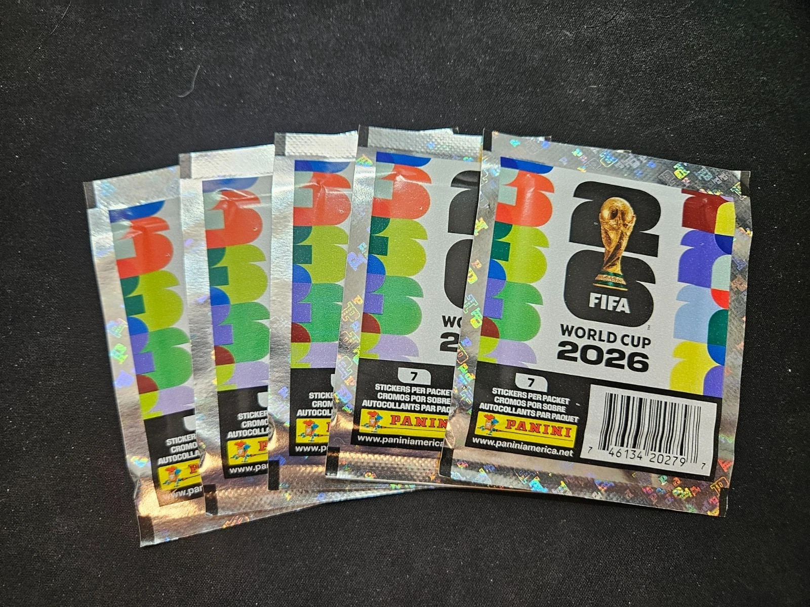 2026 Panini FIFA World Cup Gold Crumple Online Exclusive 1 Pack Sealed On Hand