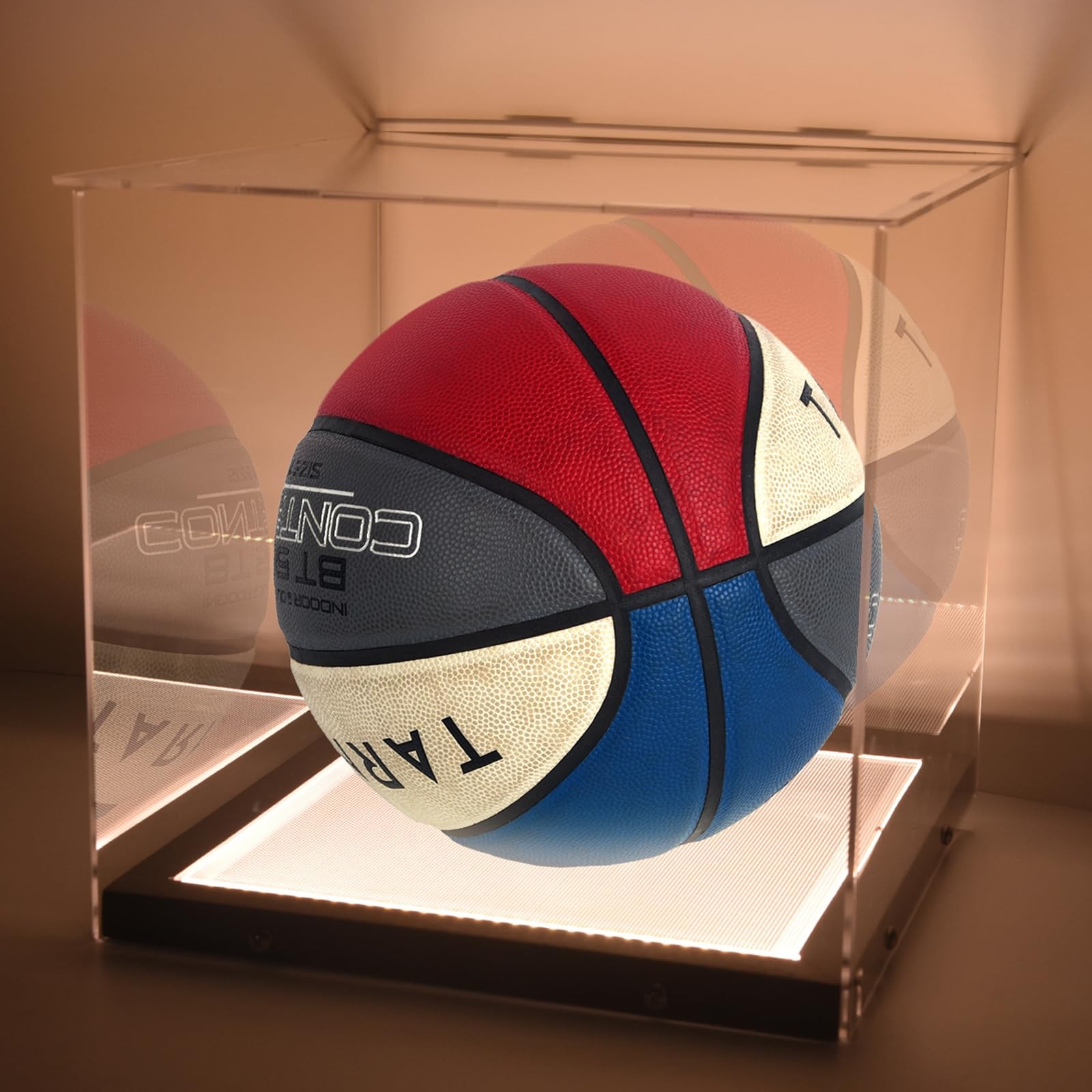 Basketball Display Case with Light Clear Acrylic Basketball Display , Display…