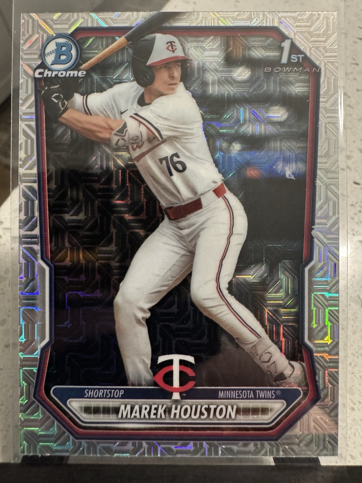 2026 Bowman Baseball Mark Houston 1st Bowman Mojo Refractor