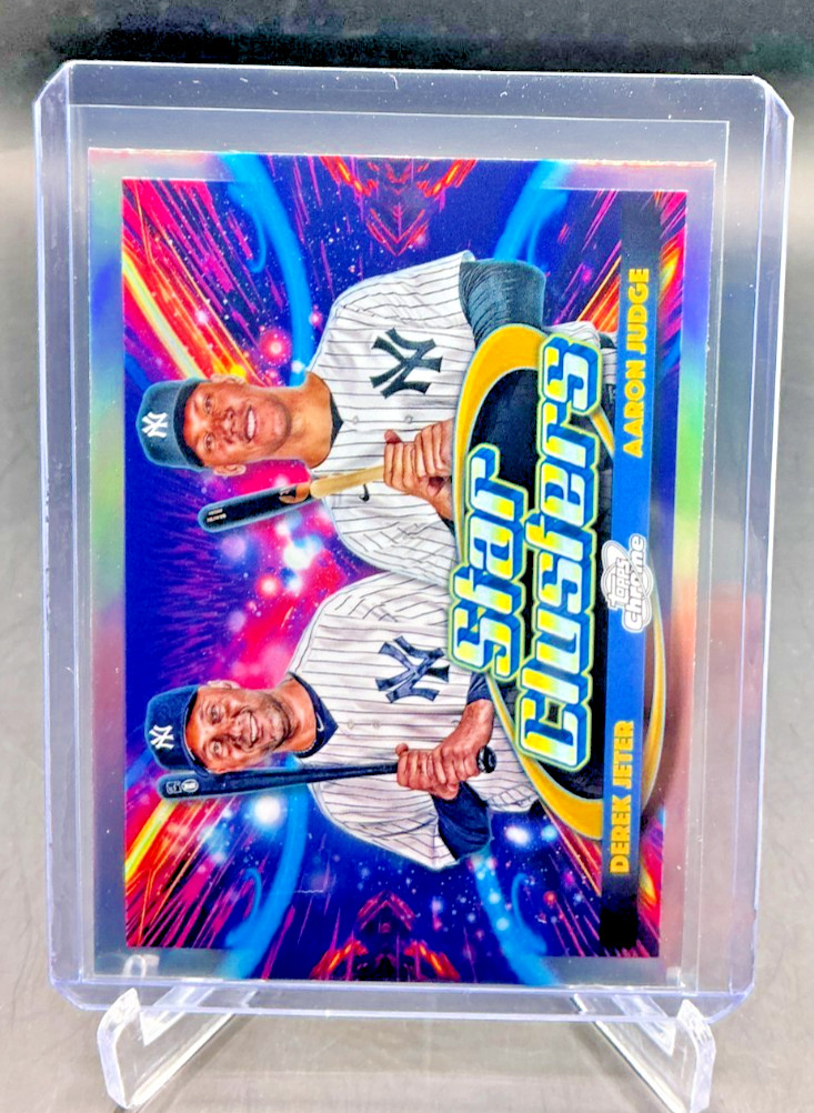 2025 Topps Cosmic Chrome Star Clusters DEREK JETER AARON JUDGE #DSC-1