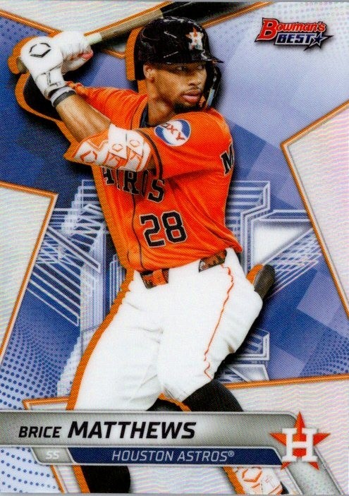 2025 Bowman’s Best Brice Matthews Top Prospects #TP-18 Refractor Astros