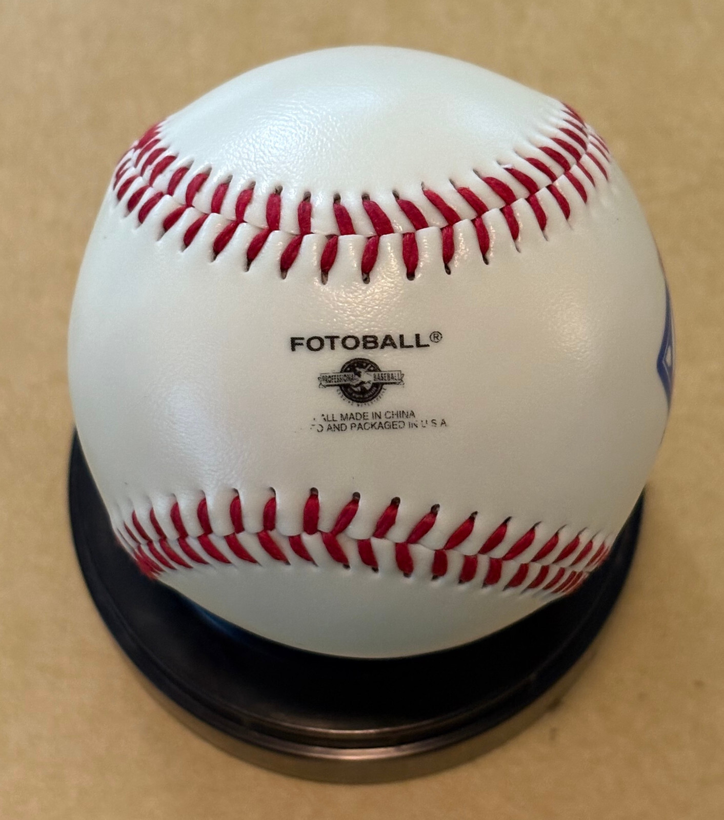 Reading Phillies Glow-In-The-Dark Baseball w/MINT Rolen & Schmidt Cards