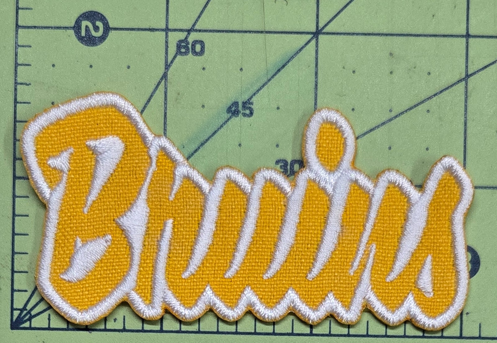 UCLA Bruins Text Embroidered Applique Iron On Patch Various Sizes Customize