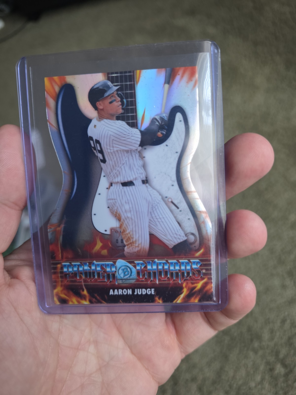2026 Bowman AARON JUDGE Chrome Power Chords Insert #PC-1 New York Yankees