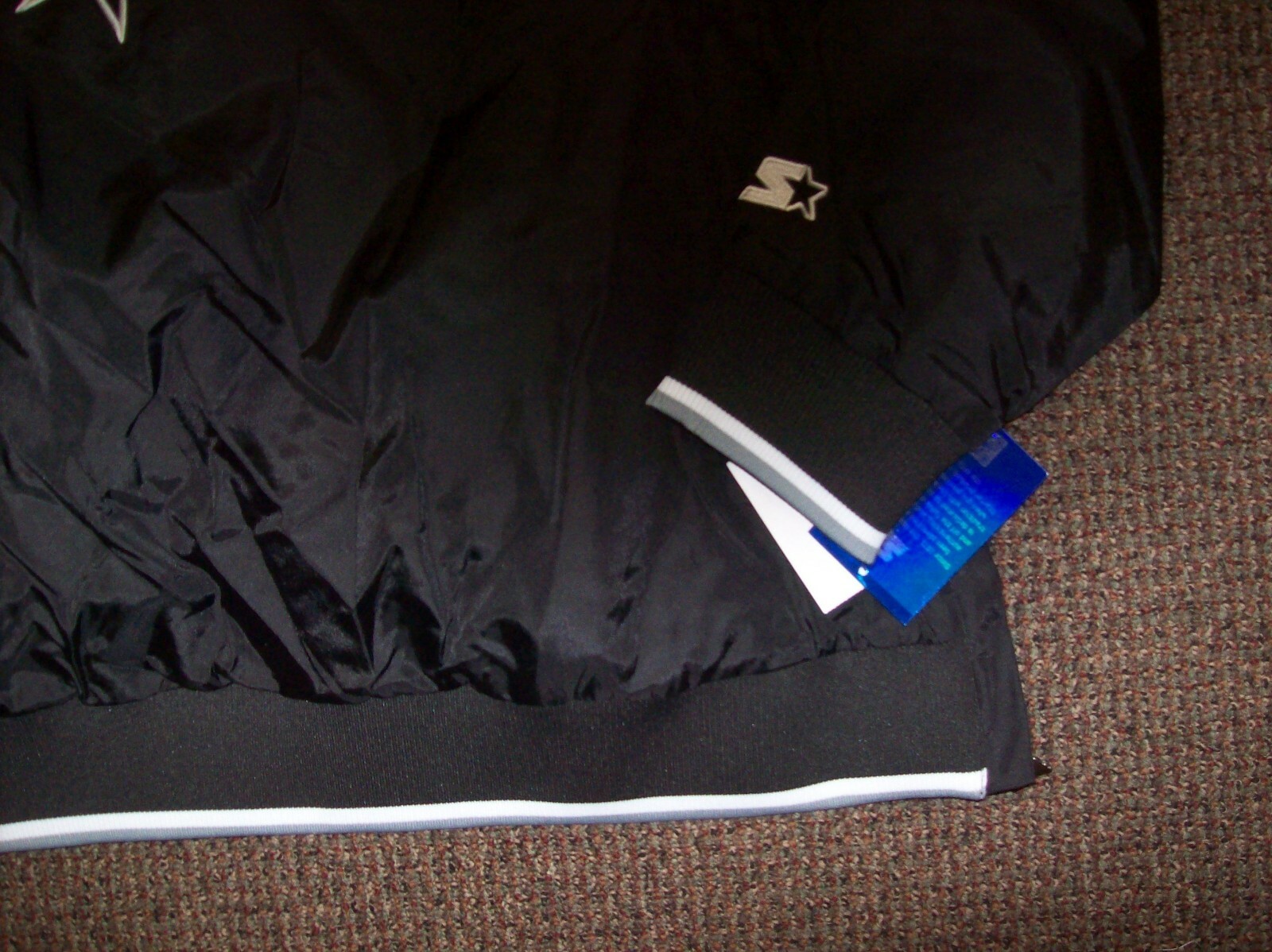SAN ANTONIO SPURS NBA Starter PULL OVER Sping/Summer BLACK M L XL