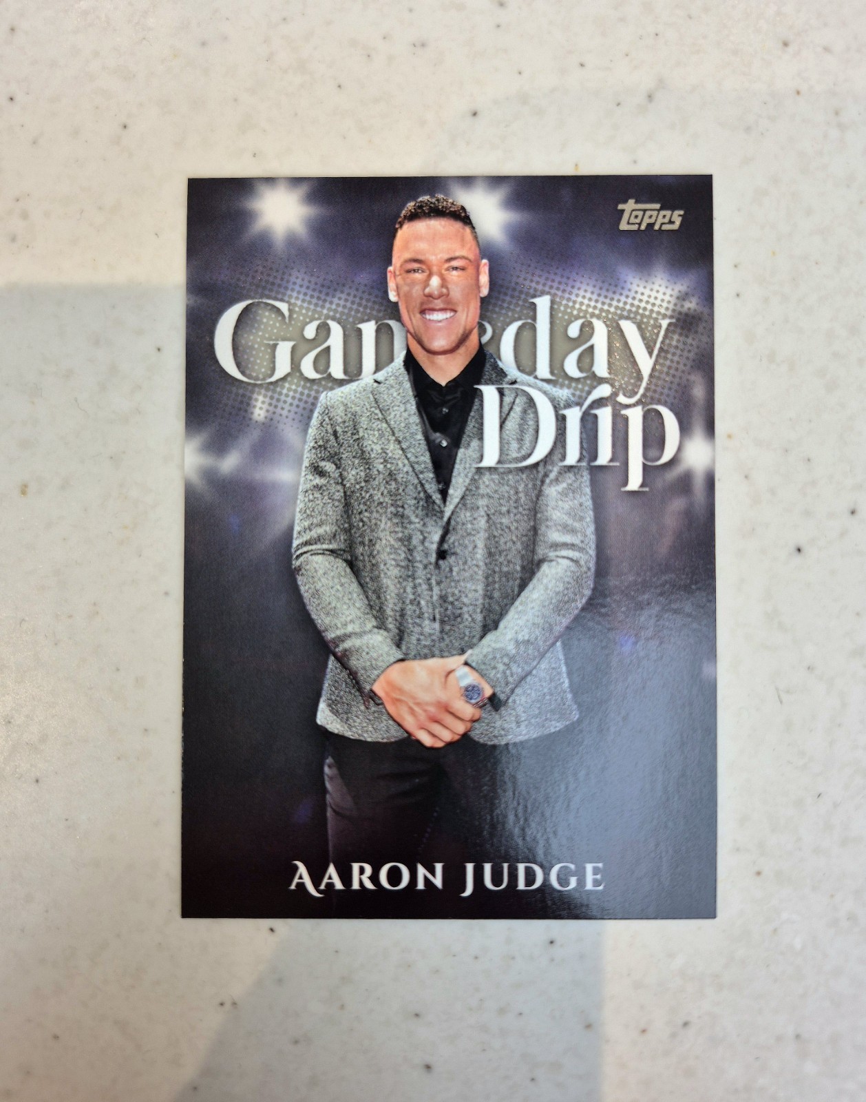 2025 Topps Series 1 Celebration Aaron Judge Gameday Drip #GD-6 Yankees