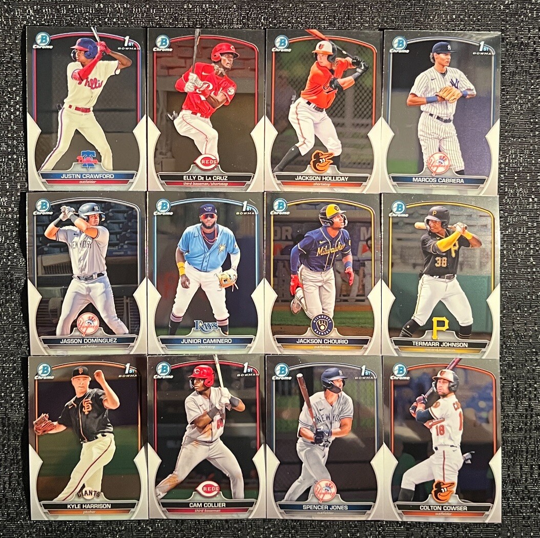 2023 Topps Bowman Chrome Prospects Complete Your Set You Pick Card BCP #1-150