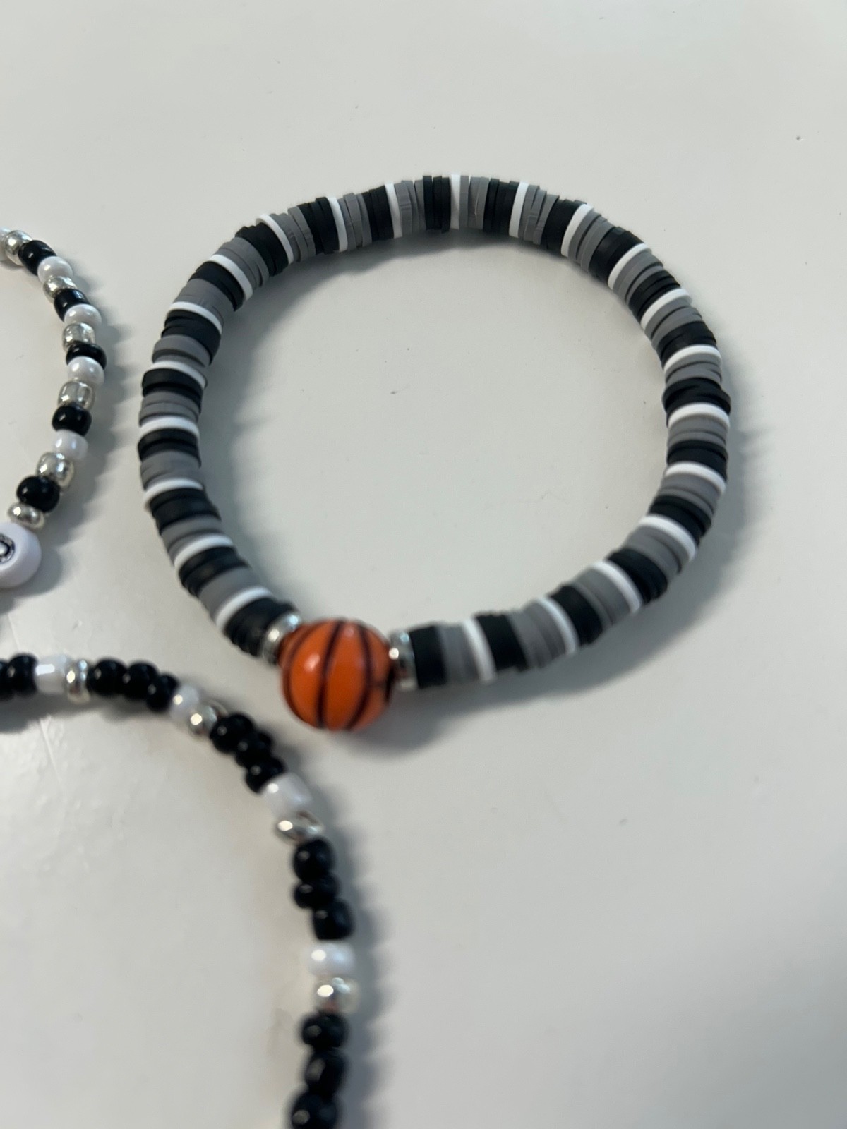 San Antonio Spurs 3 Piece Bracelet Set – DALE 2-1-0 Basketball Bead