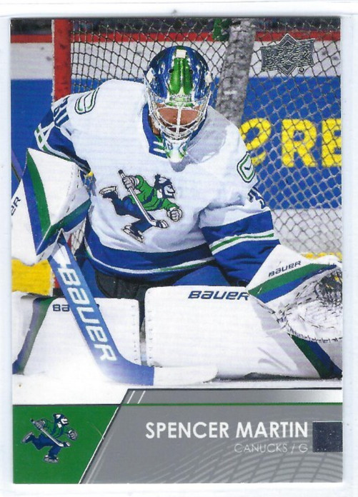 2021-22 Upper Deck AHL #15 Spencer Martin (goalie)