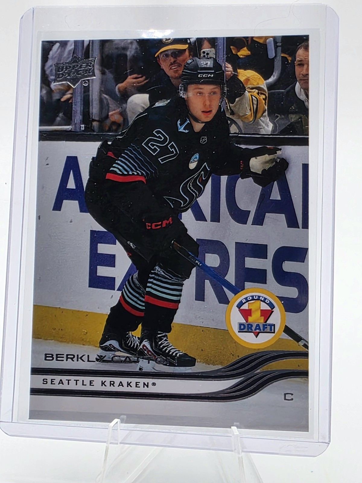 2025-26 Upper Deck Extended Series #742 Berkly Catton 1st Round Draft Seattle