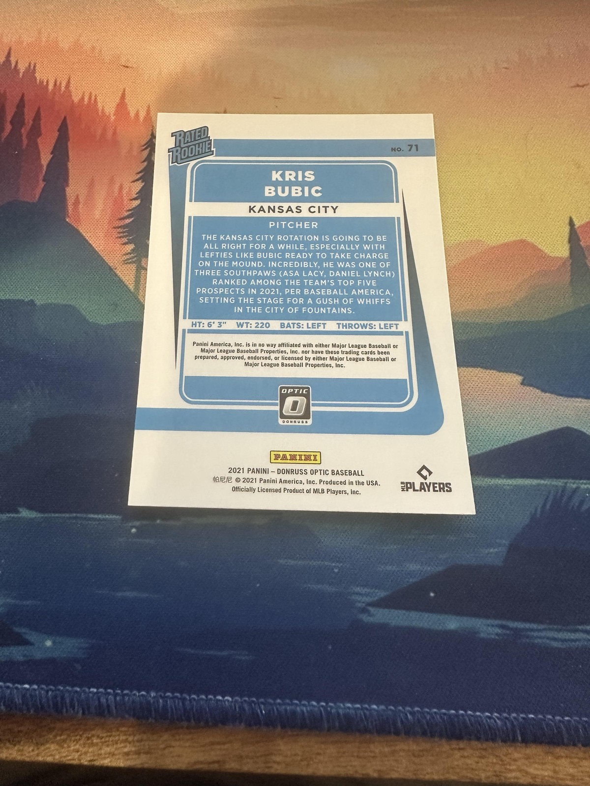 2021 Donruss Optic #71 Kris Bubic
