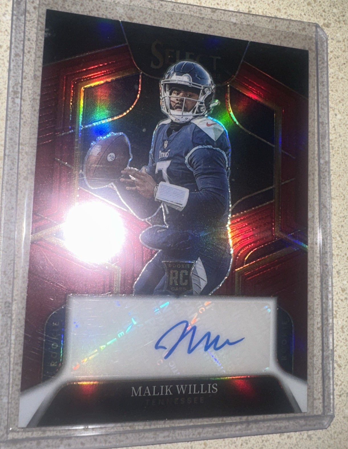 2022 Panini Select Malik Willis RC Auto /60 Maroon Prizm 🐬’s! & FREE SHIPPING!!