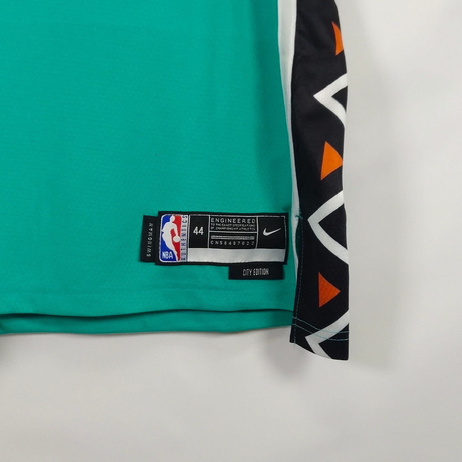 Stephen Castle #5 Embroidered Letter Jersey (Green)