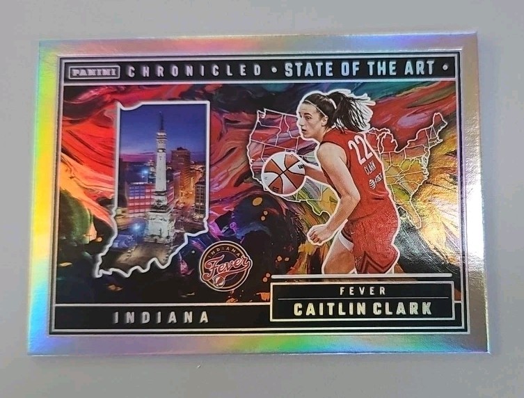 2025 Panini Chronicles #81 Holo foil Caitlin Clark State of the Art Chronicled