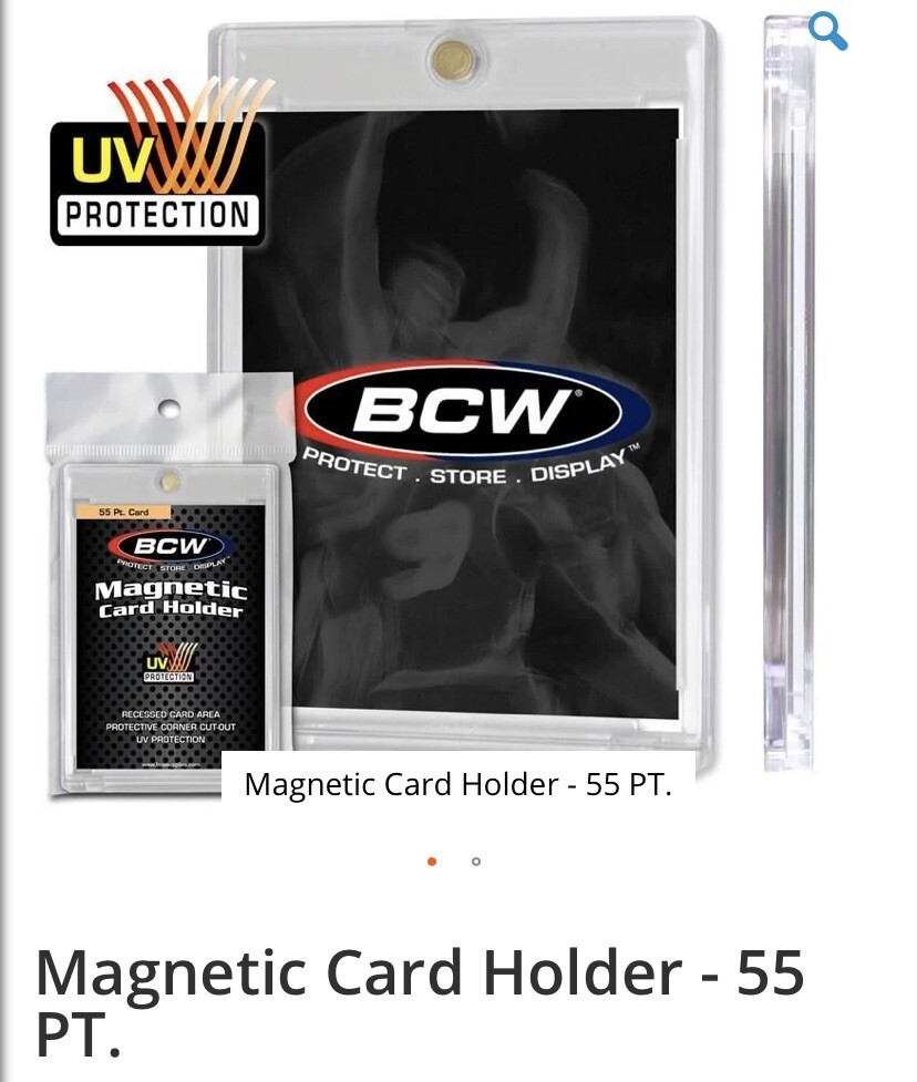 BCW 55PT MAGNETIC HOLDER ONE TOUCH With UV Protection