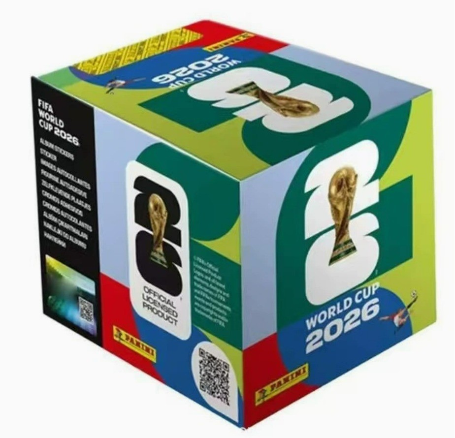 Panini FIFA World Cup 2026 Official Sticker 50-Pack Box Gold Limited NEW 2026