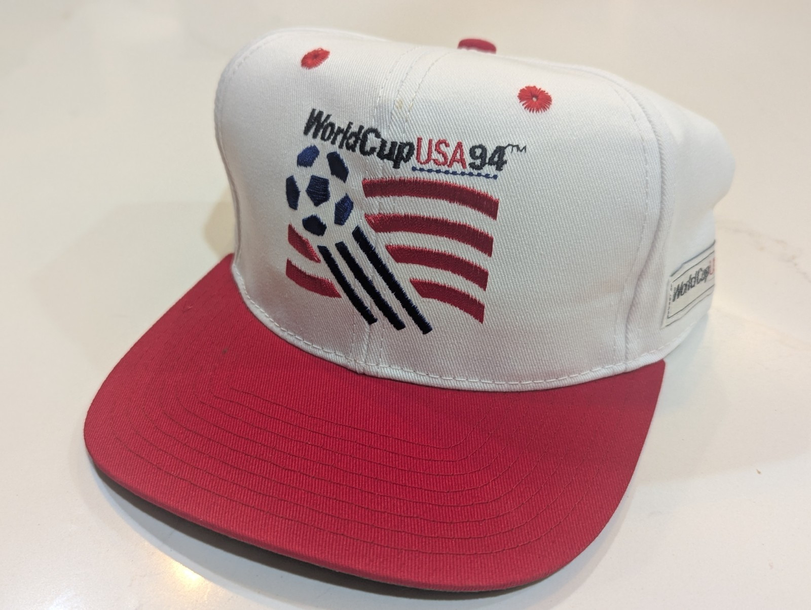 Vintage 1994 Official FIFA Soccer World Cup USA USMNT Snapback NWT Mint