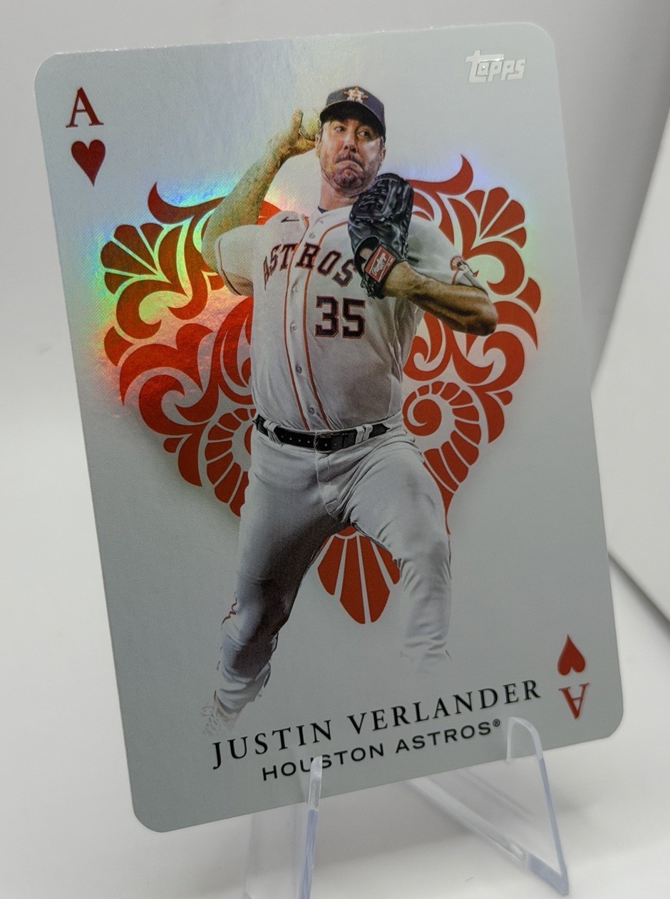 2023 Topps All Aces Justin Verlander Holo Foil Insert AA-6 Astros SP