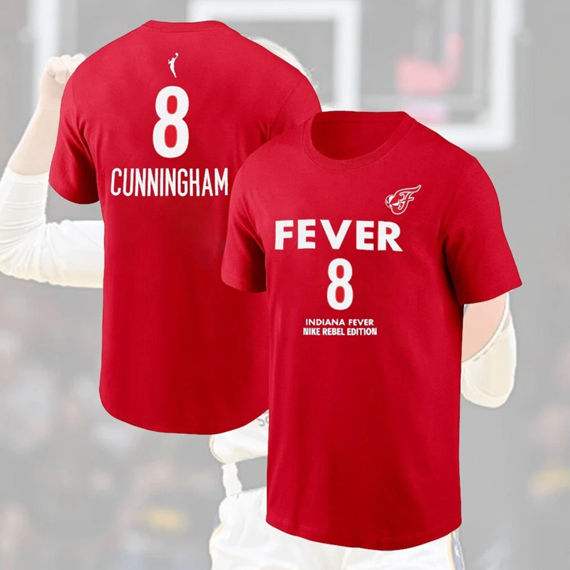 HOT – Sophie Cunningham #8 Indiana Fever 2025 Player Name & Number Fast Shipping