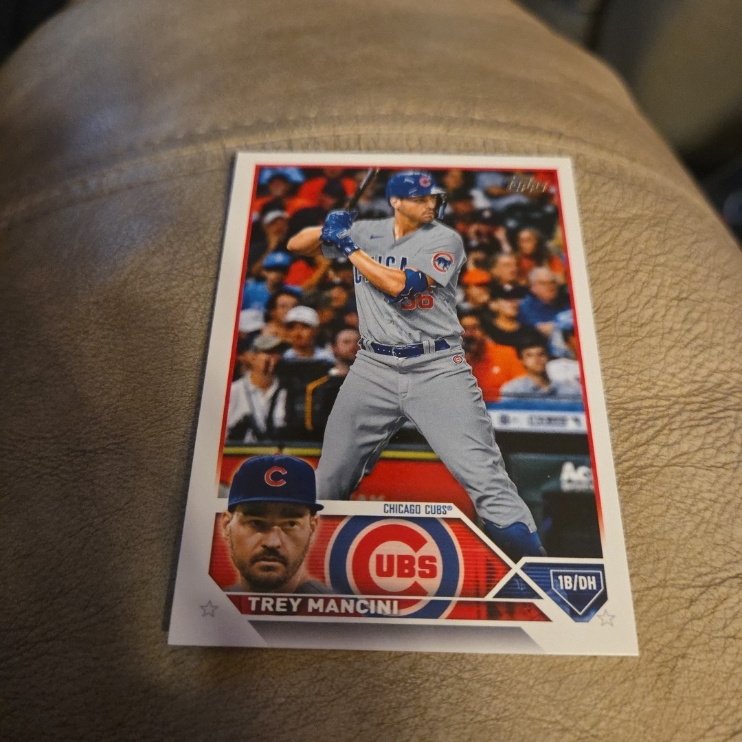 2023 Topps Trey Mancini #593 Chicago Cubs
