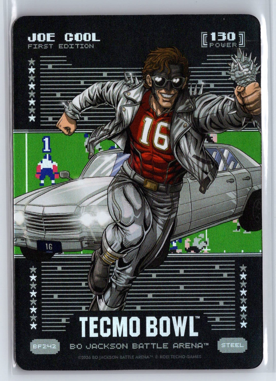 2026 Bo Jackson Battle Arena “Joe Cool” JOE MONTANA #BF242 1st BattleFoil STEEL