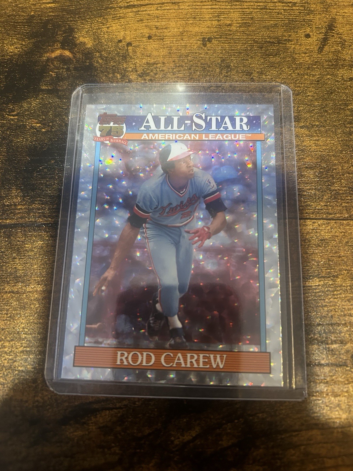 2026 Topps Series 2 All-Star Rod Carew Silver Crackle Foil #91AS-48 Twins