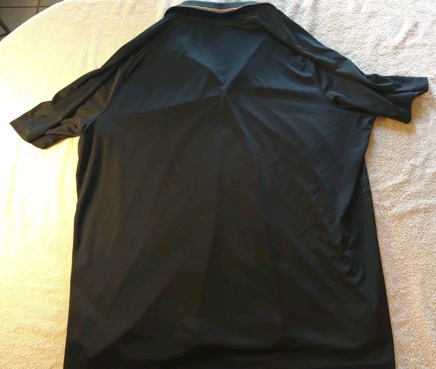 Texas Longhorns Nike Dri Fit Polo Shirt Mens 2XL Black Short Sleeve Golf NCAA