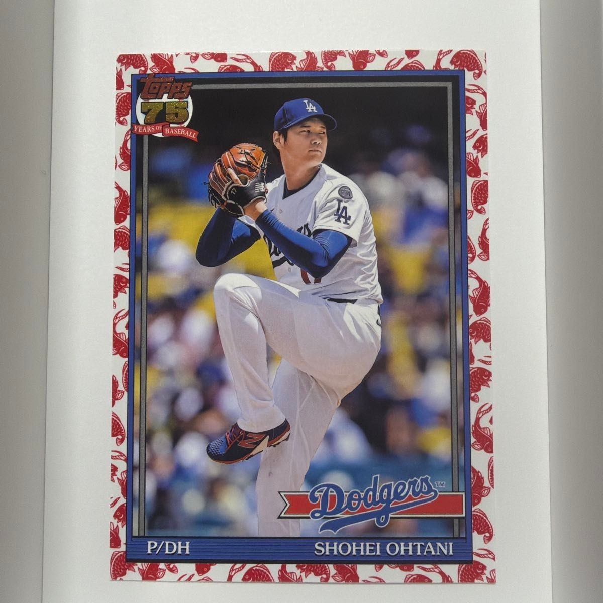 2026 Topps Series 1 1991 Design Shohei Ohtani Koi Fish Parallel #T91-100