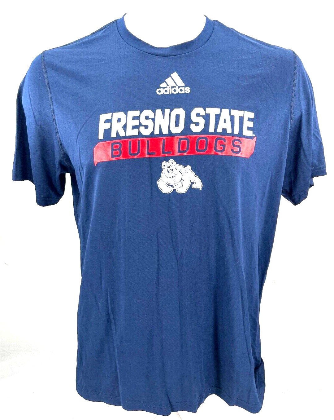 NEW FS Fresno State Bulldogs Adidas Creator Tee Navy Blue SS Tee Shirt Men’s XL
