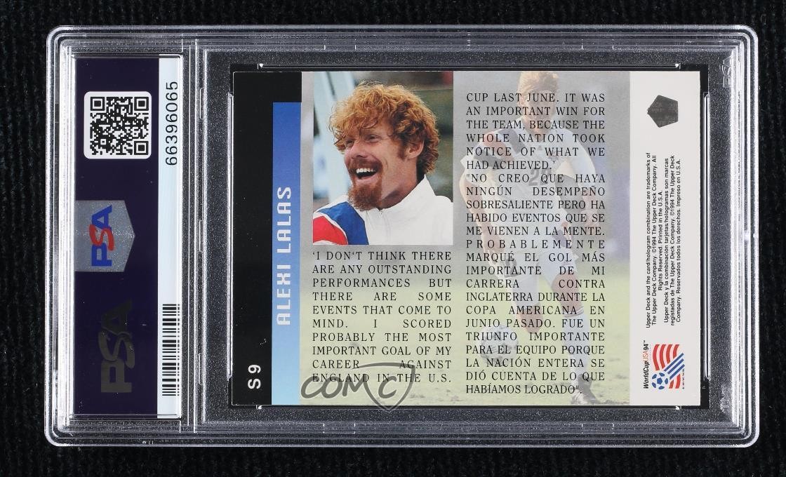 1994 Upper Deck World Cup English/Spanish Standout Performers Alexi Lalas 1uf4