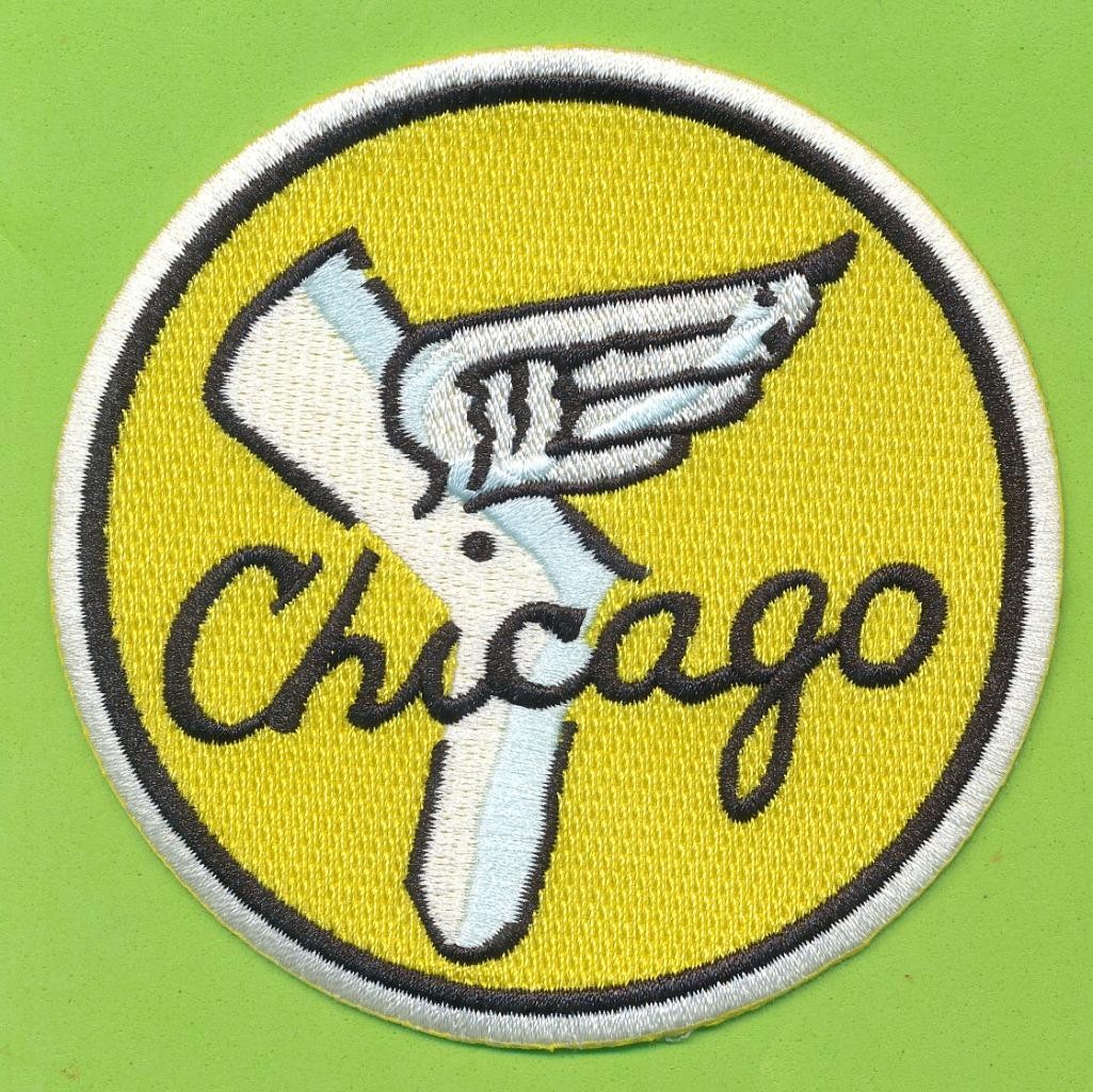 3-1/2″ Circular Embroidered Retro Patch – Chicago White Sox (1949-70) Free Ship