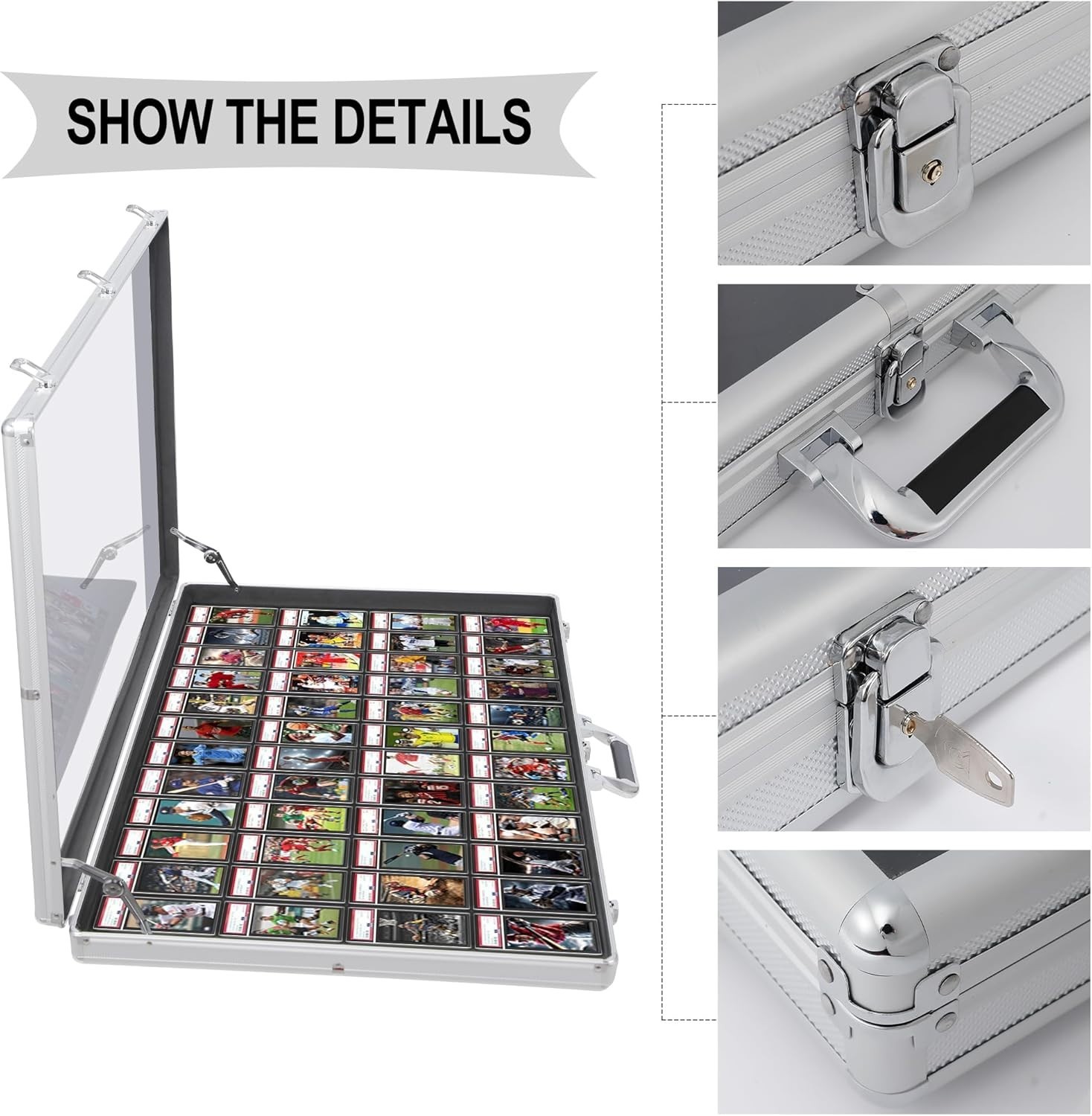 Portable Tabletop Display Case – Lockable Glass Showcase