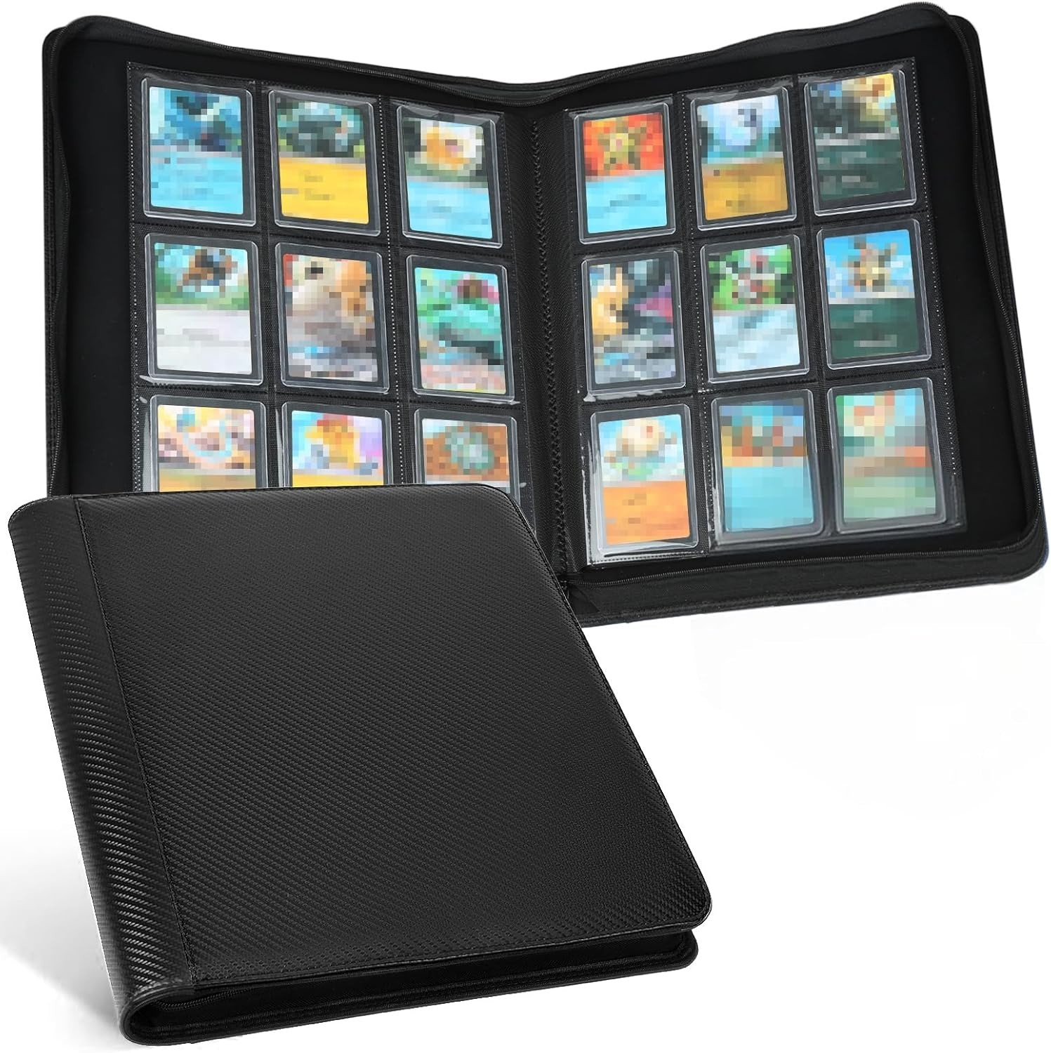 Toploader Binder Holds 288 Toploaders 9 Pocket Top Loader Binders for 3 x 4”