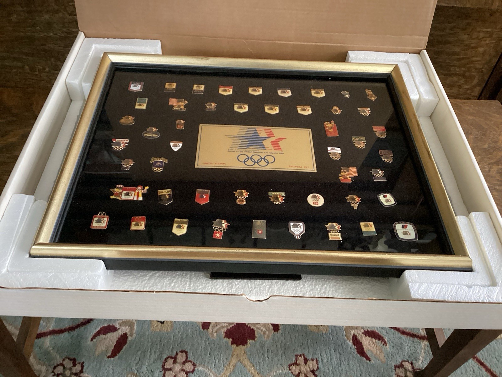 1984 Los Angeles Olympic Games Limited Edition Sponsor Pin Set