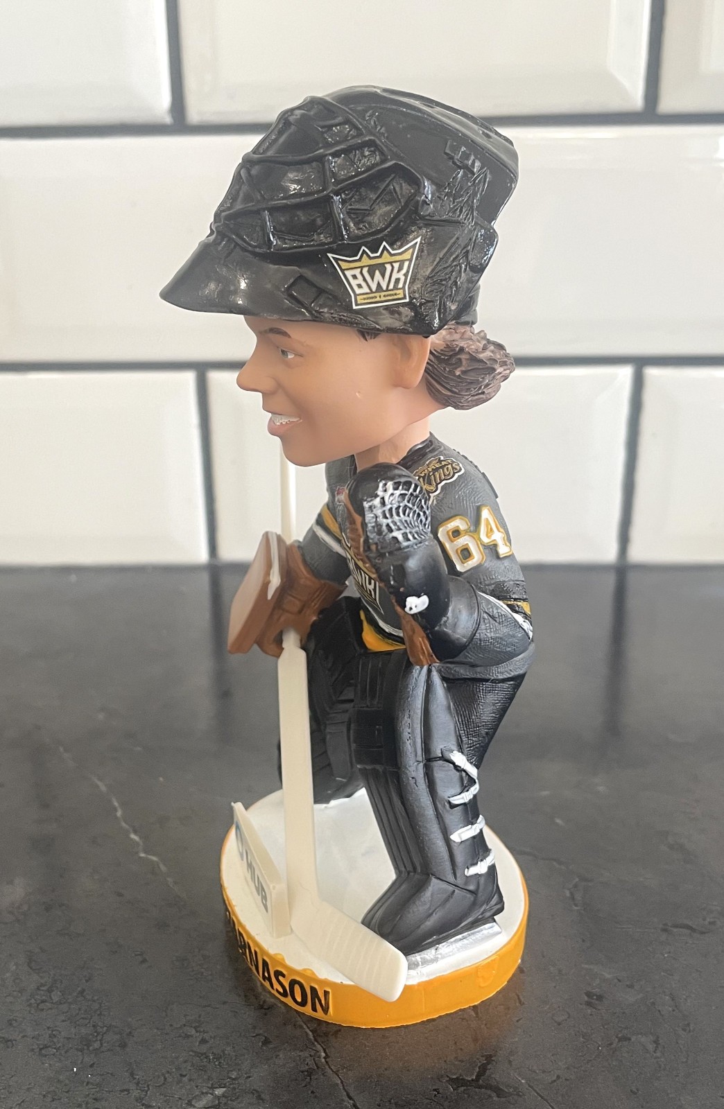 Bobblehead, Carson Bjarnason, Drafted 2023, 51st by Flyer, Brandon Wheat Kings