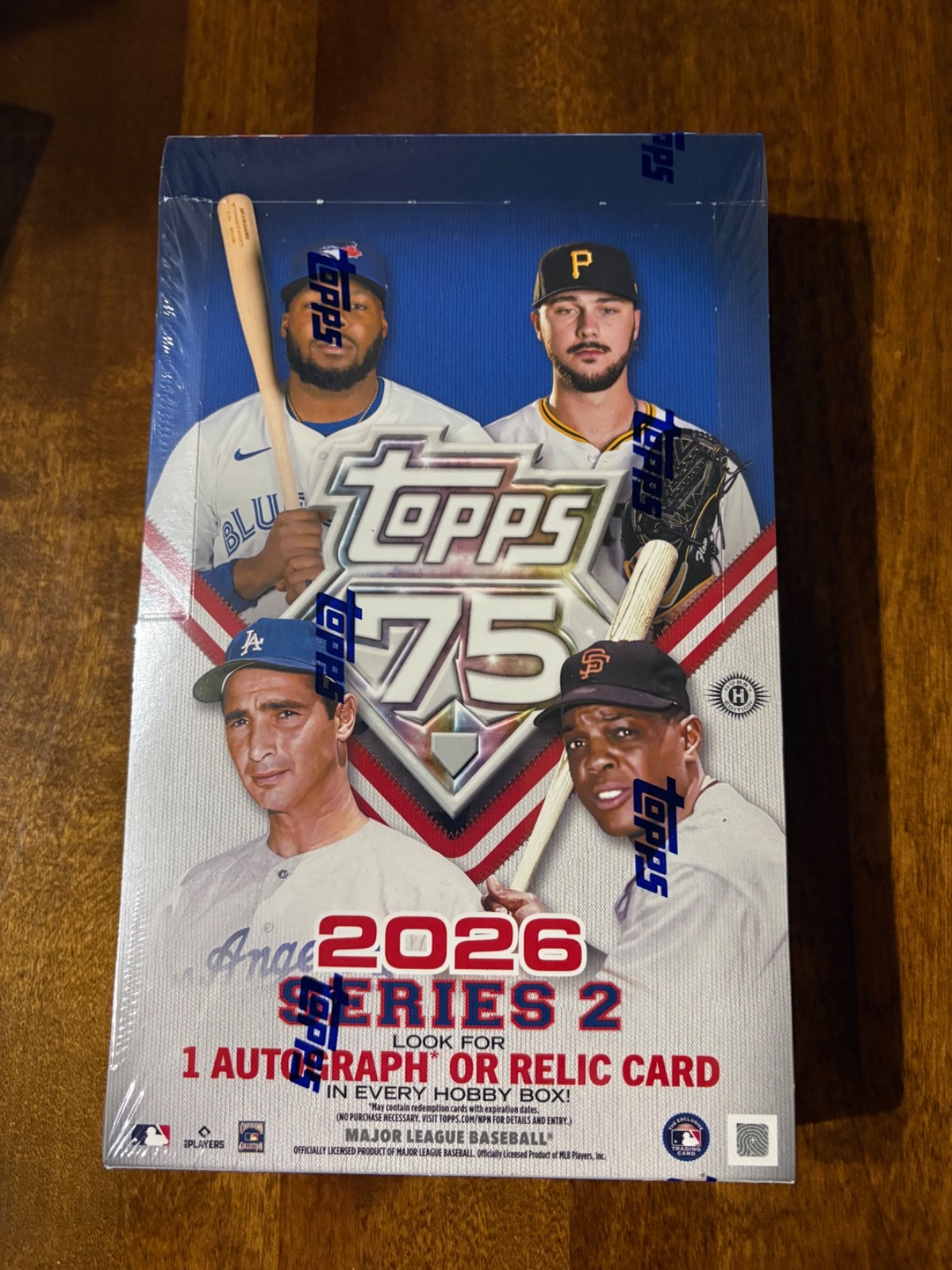 2026 TOPPS SERIES 2 BASEBALL HOBBY BOX (1 AUTO/RELIC) MLB Brand New Sealed QTY