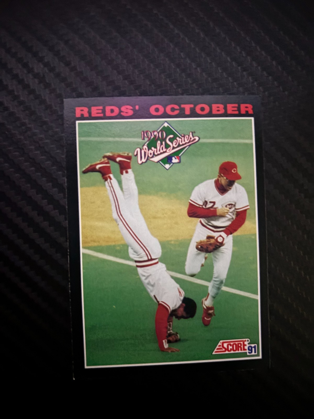 Barry Larkin 1991 Score #795 Cincinnati Reds World Series! 2 Card Min! See Desc!