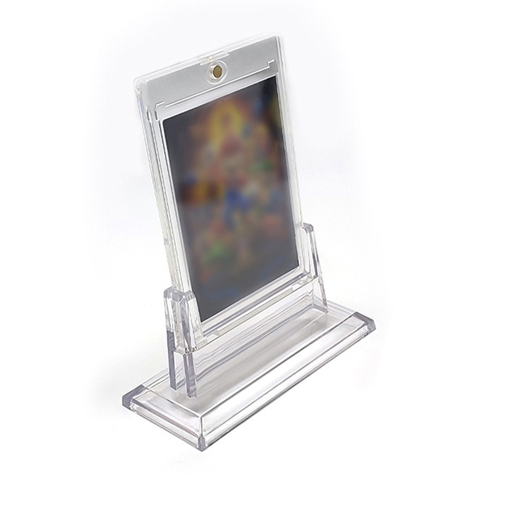 Mini Acrylic Card Holder Base Stand for 35PT Sport Trading Collectible Cards