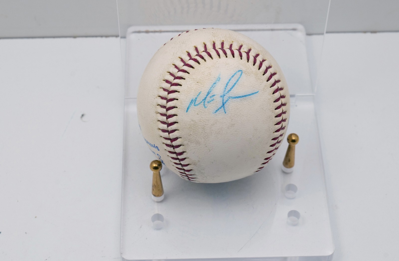 MacGregor Official League Baseball with Multiple Unknown Signatures No Stand