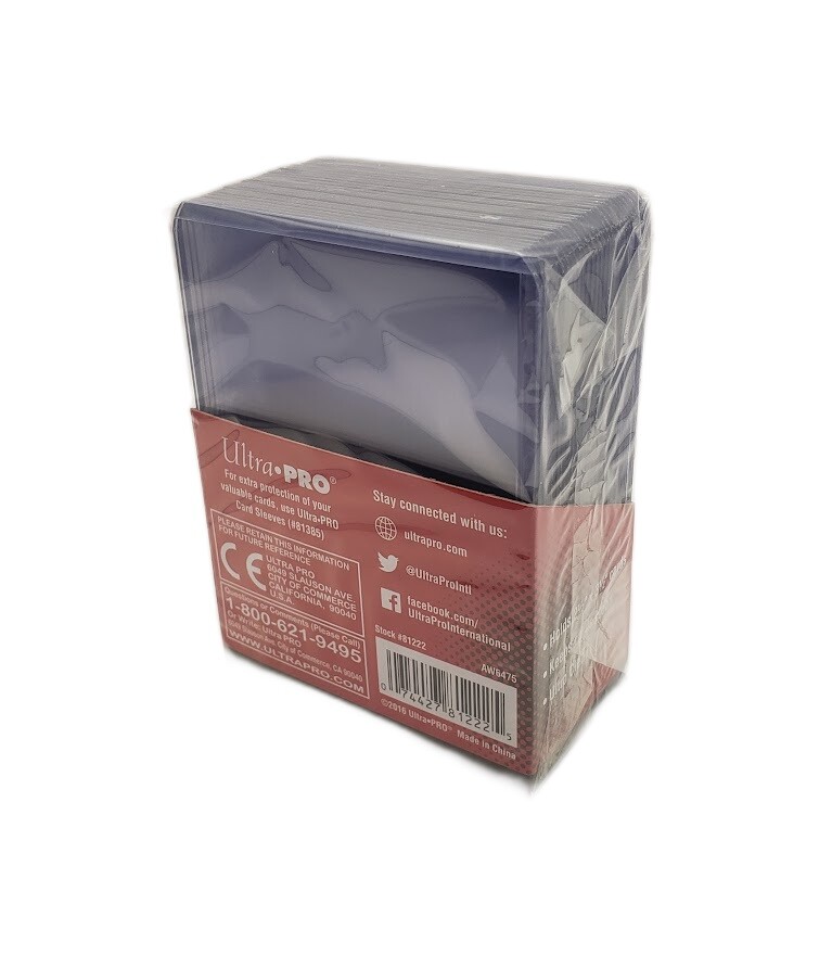 (100) Ultra-Pro Regular Trading Card Toploader Holders Sports, Gaming Cards