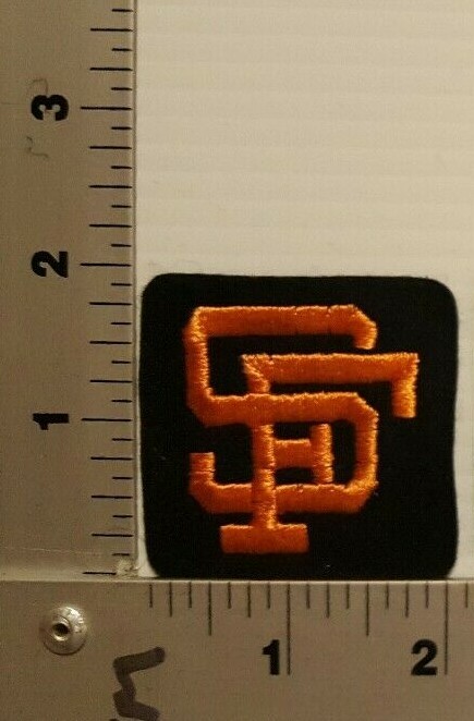 1-PCS SAN FRANCISCO GIANTS (SQUARE) VINTAGE EMBROIDERED PATCH