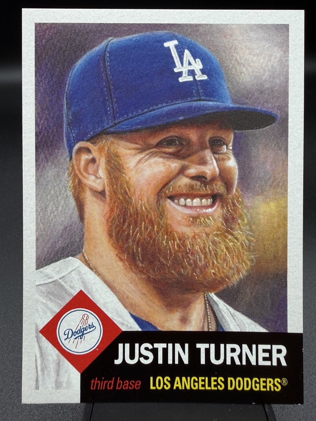 2019 Topps Living Set #190 JUSTIN TURNER Los Angeles Dodgers