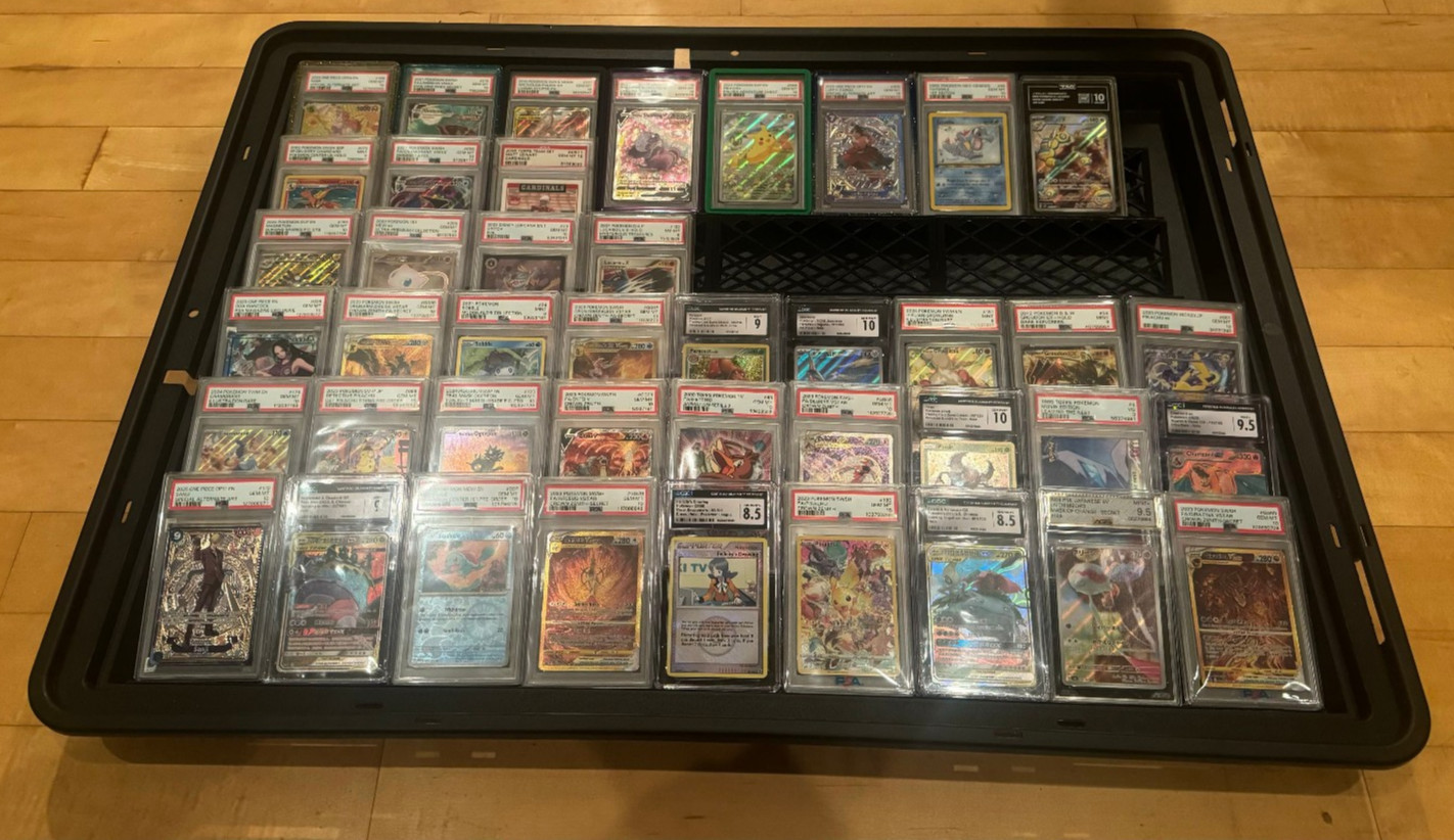 Zion Case Card Riser Stands – Graded Card Slab Display – Vertical & Horizontal