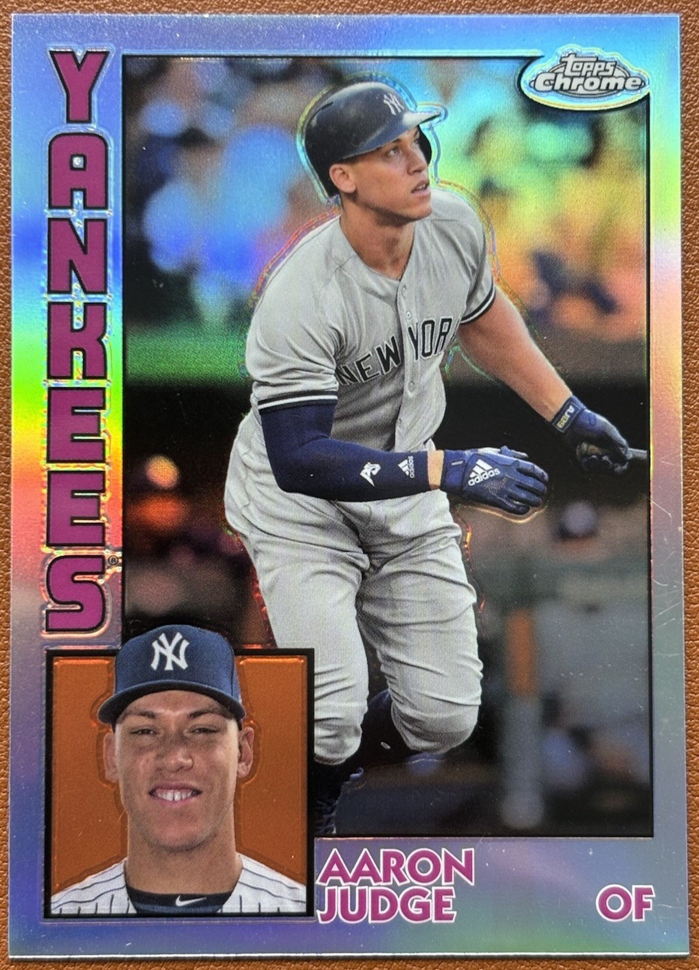 2019 Topps Chrome AARON JUDGE #84TC-1 1984 35th Anniversary New York Yankees